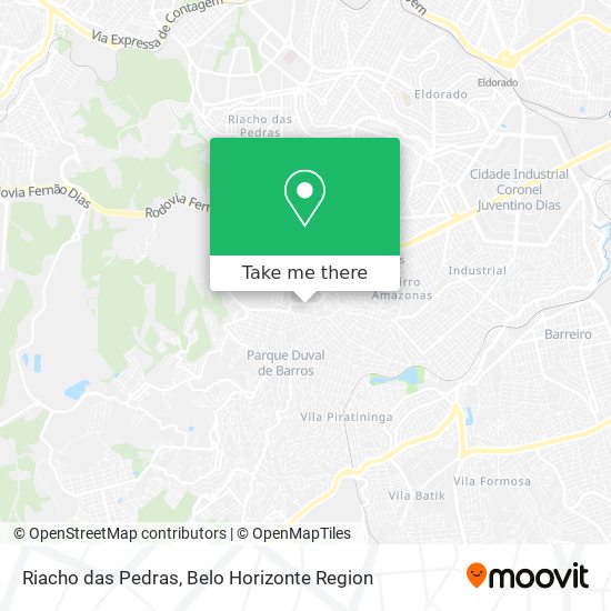 Riacho das Pedras map