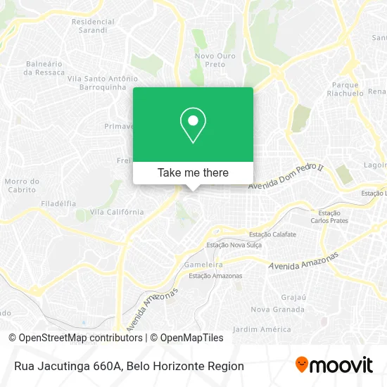 Rua Jacutinga 660A map