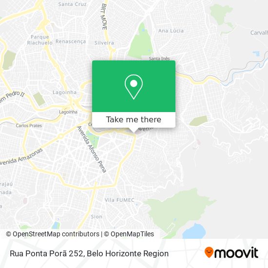Rua Ponta Porã 252 map