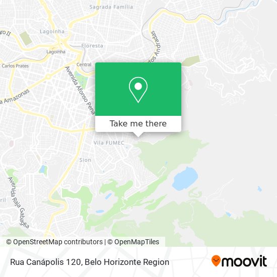 Rua Canápolis 120 map