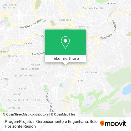 Progen-Projetos, Gerenciamento e Engenharia map