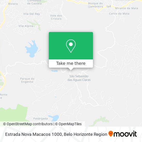 Estrada Nova Macacos 1000 map
