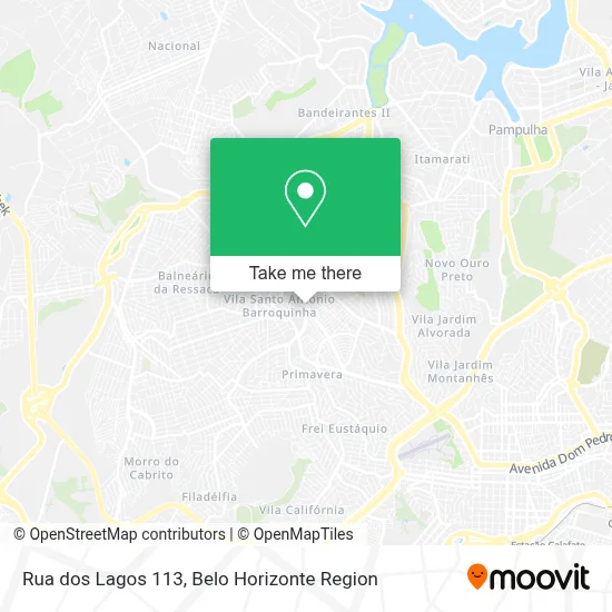 Rua dos Lagos 113 map