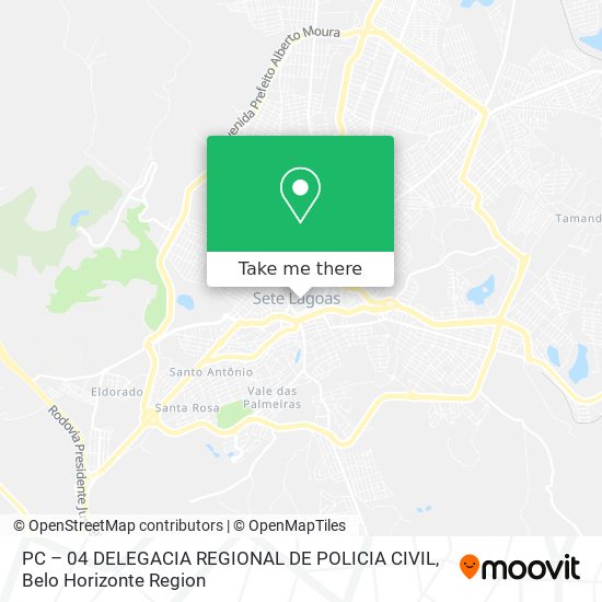 PC – 04 DELEGACIA REGIONAL DE POLICIA CIVIL map