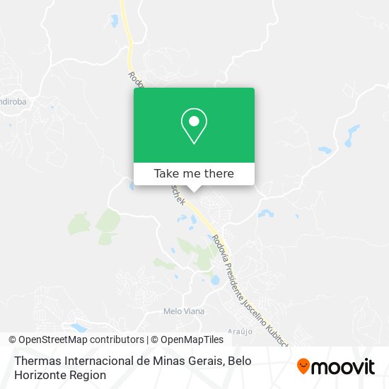 Thermas Internacional de Minas Gerais map