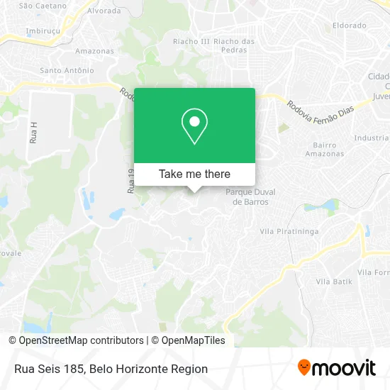 Rua Seis 185 map