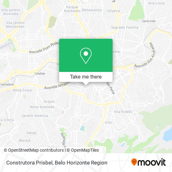 Construtora Prisbel map