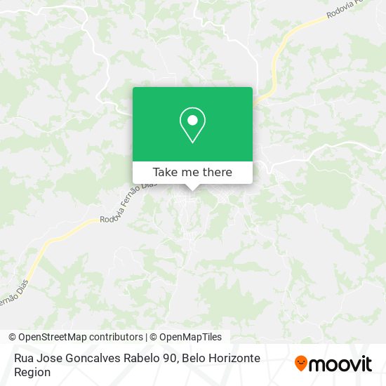 Rua Jose Goncalves Rabelo 90 map