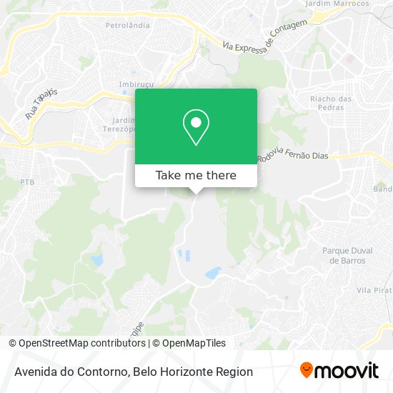 Avenida do Contorno map