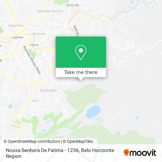 Nossa Senhora De Fatima - 1236 map