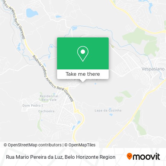 Rua Mario Pereira da Luz map