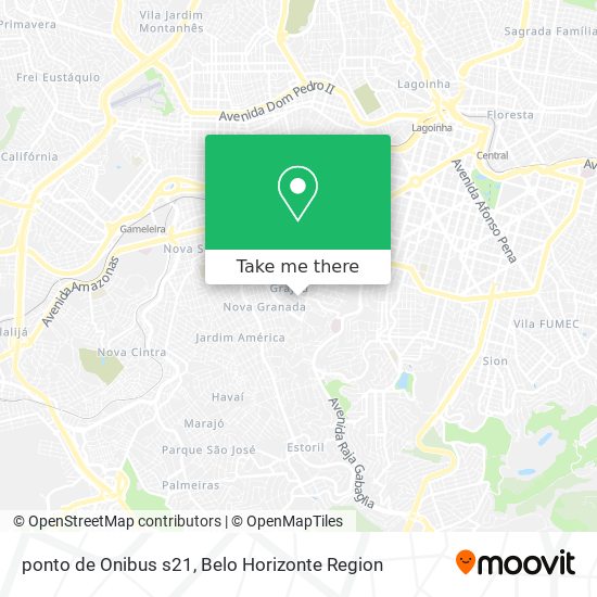 ponto de Onibus s21 map