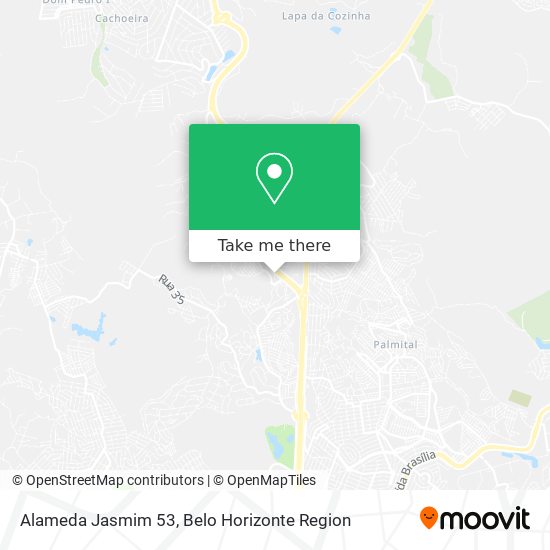 Alameda Jasmim 53 map