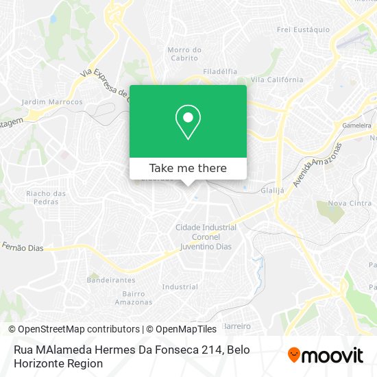 Mapa Rua MAlameda Hermes Da Fonseca 214