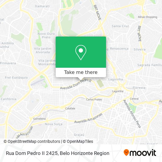 Rua Dom Pedro II 2425 map