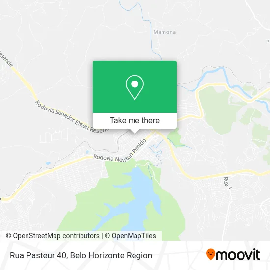 Rua Pasteur 40 map