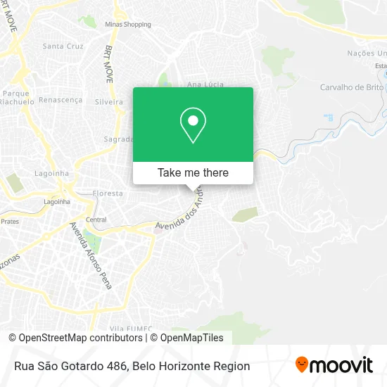 Rua São Gotardo 486 map