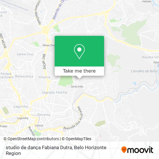 studio de dança Fabiana Dutra map