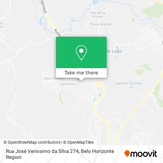 Rua José Verissimo da Silva 274 map