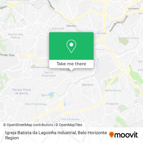 Igreja Batista da Lagoinha Industrial map