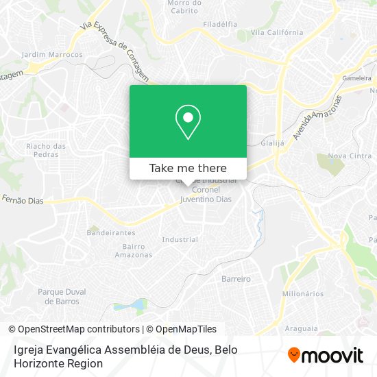 Igreja Evangélica Assembléia de Deus map