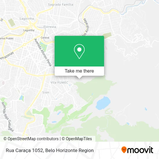 Rua Caraça 1052 map
