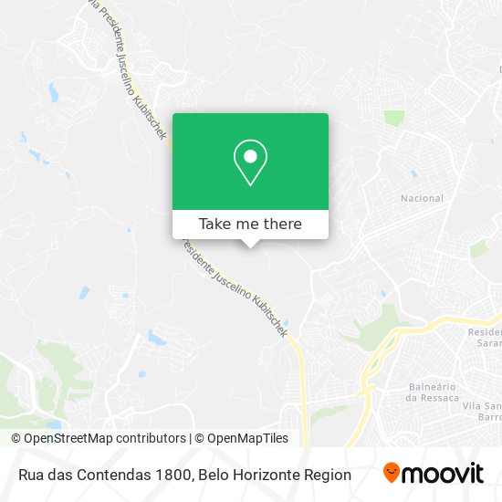 Rua das Contendas 1800 map