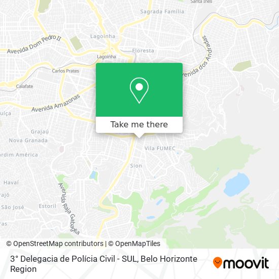 3° Delegacia de Polícia Civil - SUL map