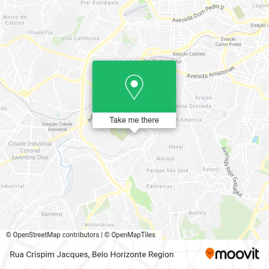 Rua Crispim Jacques map
