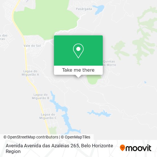 Avenida Avenida das Azaléias 265 map