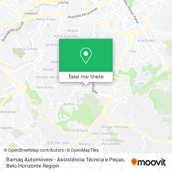 Bamaq Automóveis - Assistência Técnica e Peças map