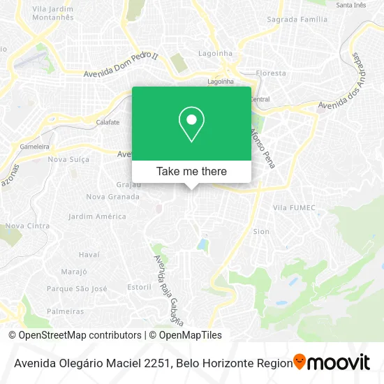 Mapa Avenida Olegário Maciel 2251