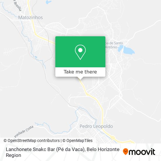 Lanchonete Snakc Bar (Pé da Vaca) map
