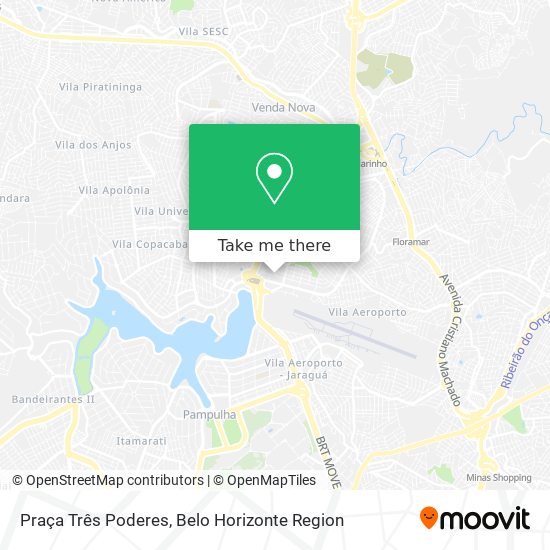 Praça Três Poderes map
