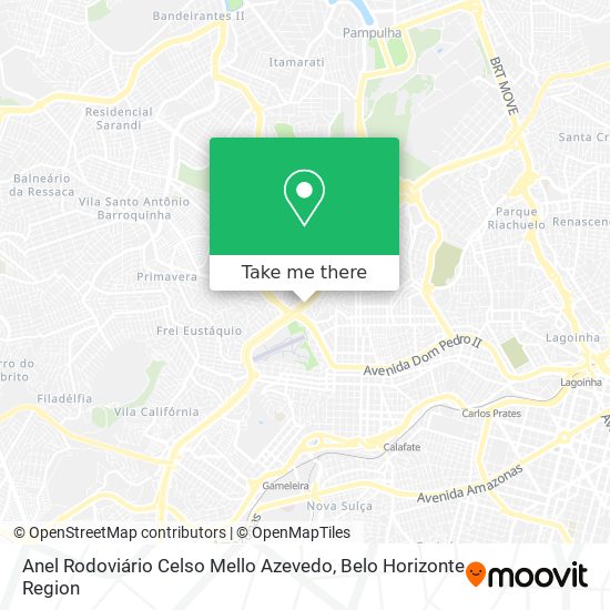 Anel Rodoviário Celso Mello Azevedo map