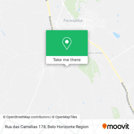Rua das Camélias 178 map