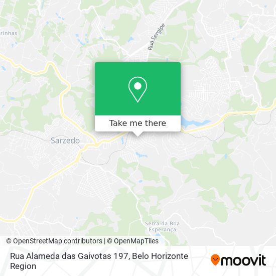 Rua Alameda das Gaivotas 197 map