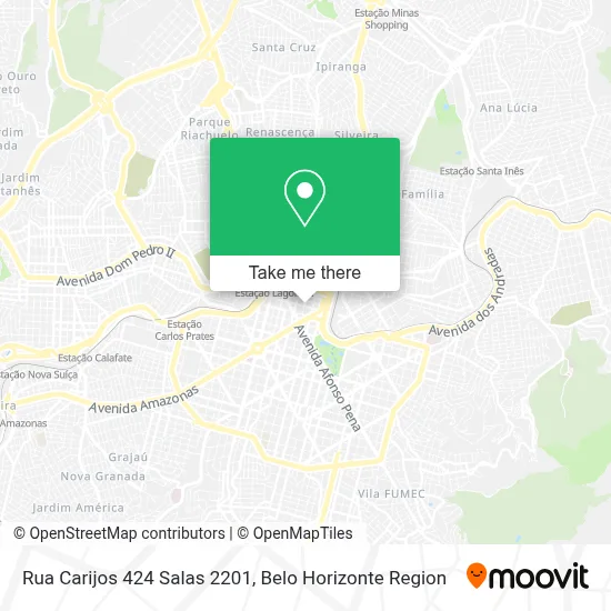 Rua Carijos 424 Salas 2201 map
