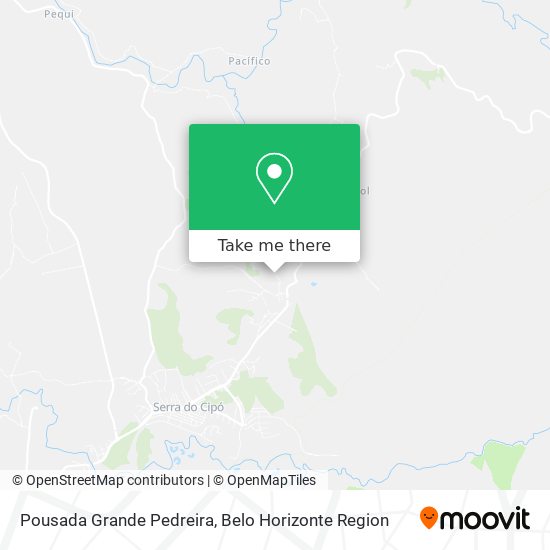Pousada Grande Pedreira map