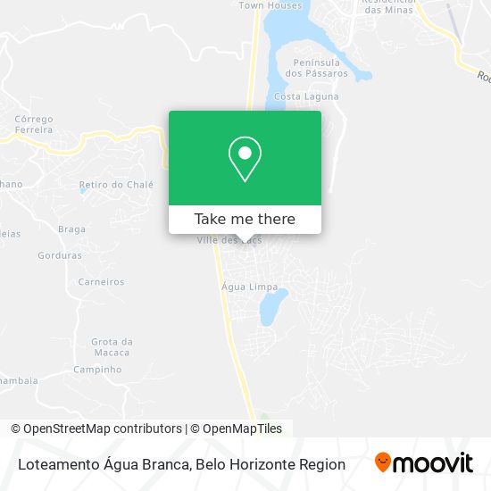 Loteamento Água Branca map
