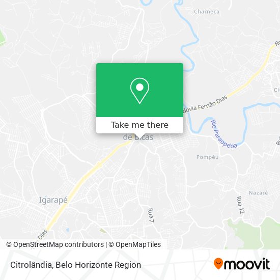 Citrolândia map