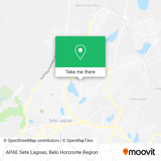 APAE Sete Lagoas map