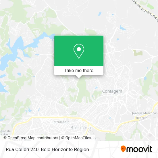 Rua Colibri 240 map