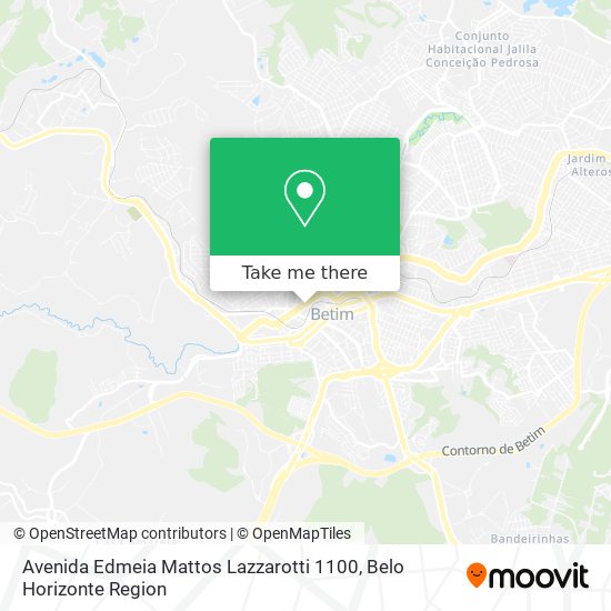 Avenida Edmeia Mattos Lazzarotti 1100 map