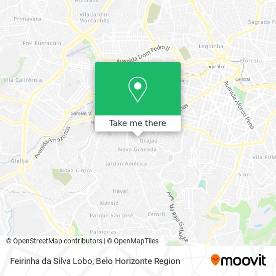 Feirinha da Silva Lobo map