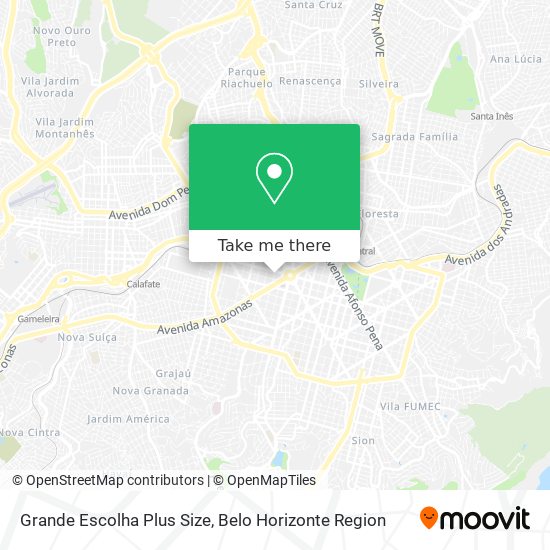 Grande Escolha Plus Size map