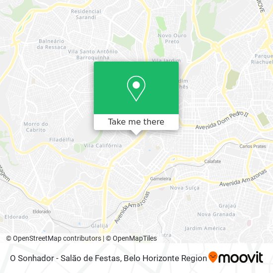 O Sonhador - Salão de Festas map