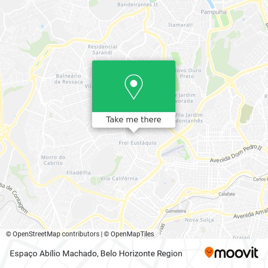 Espaço Abílio Machado map