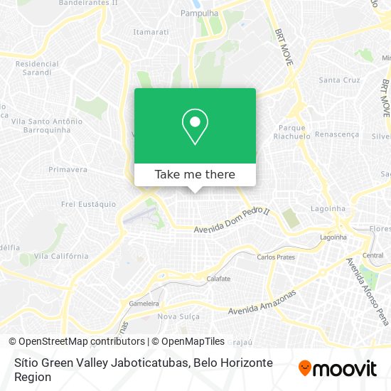 Sítio Green Valley Jaboticatubas map