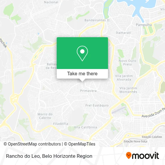 Rancho do Leo map